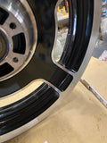 Harley 2009-22 Touring Electra Street Glide Airstrike Mag Wheels 18x3.5 16x5 Set