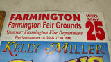 1994 Kelly Miller Circus Poster Farmington Fair Grounds Pennsylvania Show