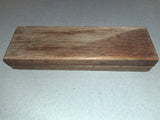 Vintage Norton Pike India Oilstone Fine Grit Bench Sharpening Stone Wooden Box
