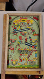 Vintage Poosh-M-Up Happi Time 5 Game Bagatelle Tabletop Pinball Northwestern Co