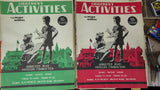 Vintage Childrens Activities Magazines Lot 1940s Home School Games Crafts