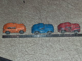 Vintage Pre-War Barclay Slush Mold Lead Toy Cars Lot - 1930s Coupe & Sedan Set 3