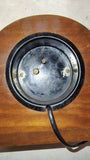 Vintage 1930s Peerless Electric Wood Tambour Mantel Clock 110V AC USA