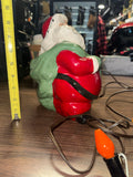 Vintage 1950s Mackie Newton ceramic Santa sculpture