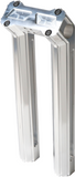 BILLET RISERS 12" RAW KICKBACK HARLEY FLTR M8