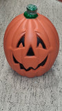 General Foam 24" Pumpkin Blow Mold Fright Time Light Up Halloween Discontinued