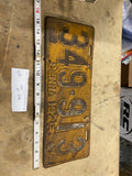 Vintage 1921 Pennsylvania Pa License Plate - Collectible Auto Memorabilia Truck