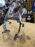 OEM Clear Motorcycle Windshield 14" Tall Mounting Hardware Detachable M8 Softail