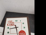 Vintage drink Coca-Cola clock Things Go Better With Coke advertising collectable