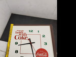 Vintage drink Coca-Cola clock Things Go Better With Coke advertising collectable