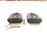 2 Vtg Yale & Town MFG Co brass padlocks lot one with key Stanford, Conn USA