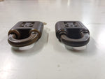 2 Vtg Yale & Town MFG Co brass padlocks lot one with key Stanford, Conn USA