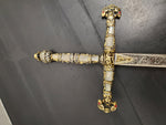 VTG ROBERT SWORD SPAIN ORNATE FRATERNAL RAPIER FANCY SCABBARD SHEATH DRESS JEWEL