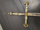 VTG ROBERT SWORD SPAIN ORNATE FRATERNAL RAPIER FANCY SCABBARD SHEATH DRESS JEWEL