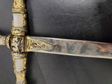 VTG ROBERT SWORD SPAIN ORNATE FRATERNAL RAPIER FANCY SCABBARD SHEATH DRESS JEWEL