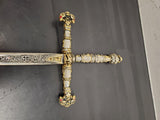 VTG ROBERT SWORD SPAIN ORNATE FRATERNAL RAPIER FANCY SCABBARD SHEATH DRESS JEWEL