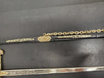 VTG ROBERT SWORD SPAIN ORNATE FRATERNAL RAPIER FANCY SCABBARD SHEATH DRESS JEWEL
