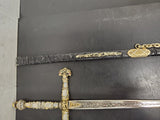 VTG ROBERT SWORD SPAIN ORNATE FRATERNAL RAPIER FANCY SCABBARD SHEATH DRESS JEWEL
