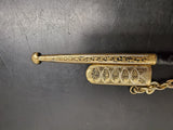 VTG ROBERT SWORD SPAIN ORNATE FRATERNAL RAPIER FANCY SCABBARD SHEATH DRESS JEWEL