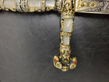 VTG ROBERT SWORD SPAIN ORNATE FRATERNAL RAPIER FANCY SCABBARD SHEATH DRESS JEWEL