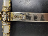 VTG ROBERT SWORD SPAIN ORNATE FRATERNAL RAPIER FANCY SCABBARD SHEATH DRESS JEWEL