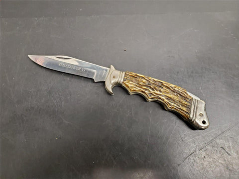 VTG CHALLENGER VI STAINLESS STEEL LOCK BACK FOLDING KNIFE HUNTING FISHING