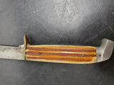 OLD VINTAGE COLLECTIBLE FIXED BLADE SHEATH KNIFE MADE IN JAPAN-ORIGINAL SHEATH