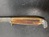 OLD VINTAGE COLLECTIBLE FIXED BLADE SHEATH KNIFE MADE IN JAPAN-ORIGINAL SHEATH