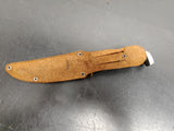 OLD VINTAGE COLLECTIBLE FIXED BLADE SHEATH KNIFE MADE IN JAPAN-ORIGINAL SHEATH