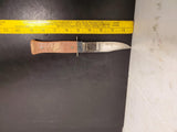 VTG IMPERIAL PROV. R.I. U.S.A. FIXED BLADE KNIFE STEEL MOOSE HANDLE FISHING HUNT