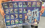 BACK TO BACK TO BACK! DALLAS COWBOYS POSTER!!! AMAZING CONDITION.
