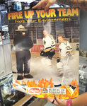 VTG PITTSBURGH PENGUINS "FIRE UP YOUR TEAM NOT YOUR ENVIRONMENT"POSTER-SMOKEY