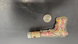 Vtg TH Stough Glass JR 22 Play Pistol Gun Musical Toy Candy Jar Jeanette Pa