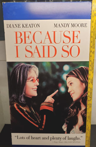 Because I Said So Movie Poster 36X18" Diane Keaton Mandy Moore Bedroom Poster