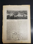 1914 WW1 Battle Art by Franz Kienmayer From Illustrated Story German Publication