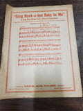 Vtg Ma Pickaninny Babe Large Sheet Music Pamphlet 1913 Forster Chicago Illinois