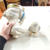 Vintage Football Political Donkey Decanter EMPTY Jim Beam Regal China 1972