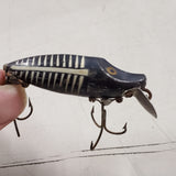 Vtg Lot Box Fishing Lures Bait Line Hooks 50's 60's USA ANTIQUE Spinners Heddon