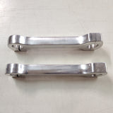 Nos Alum 7/8 Dog Bone Handlebar 6" Risers Chopper Old Skool Vtg Triumph Honda CB