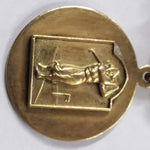 Bcc 1966 WGA 1959 Award Second FLT 1/20 12k Gold Auto Made Bracelet Charm Pins