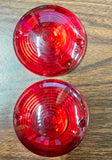 1973-1985 Harley Super Glide Dyna Softail Sportster Flat Red Turn Signal Lens