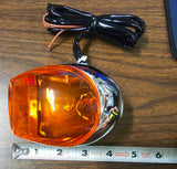 Turn Signal Aurora Indian Gilroy Front Harley Custom Pair Softail Chief Chopper!