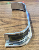 Vtg NOS Custom Chrome CCI Oil Tank Trim Gold Black Shovelhead 4 speed Harley FX