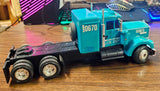 1970's toys for big boys Peterbuilt whisky decanter orig box Tractor Trailer IML