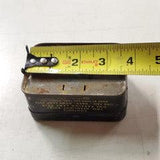 Vintage GM Chevy Tin Box Spare Bulbs Emergency Auto Truck 1920's Classic Adverti