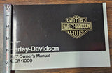 Nos Harley Amf 1977 Owner's Manual Xlcr-1000 oem Cafe Racer Ironhead Sportster!