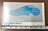 NOS OWNERS MANUAL HARLEY FLT 1981 DRESSER AMF NEW!! 99465-81