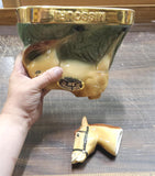 Vtg Empty Ezra Brooks Missouri Brown Harnessed Mule Decanter Heritage 1971