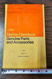 NOS 1972 AMF Harley-Davidson Snowmobile Owner's Manual OEM Part Number 99474-72