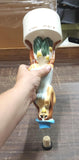 Vtg EMPTY 1968 Royal Enfield Flower Child & Hippie Porcelain Liquor Decanters